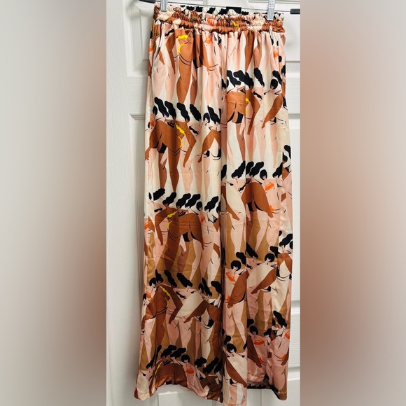 Colorful Abstract Print Scarf - Picture 1 of 4